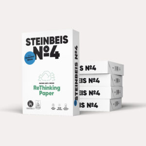 Steinbeis Nr. 4  Evolution-White,  DIN  A4  80g,  Preis  pro  Pack 4,99 €  bei Abnahme 1 Palette - Bitte erfragen Sie die Verfügbarkeit !
