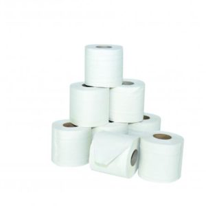 Toilettenpapier, reinweiß, 3-lagig 250 Blatt/Rolle